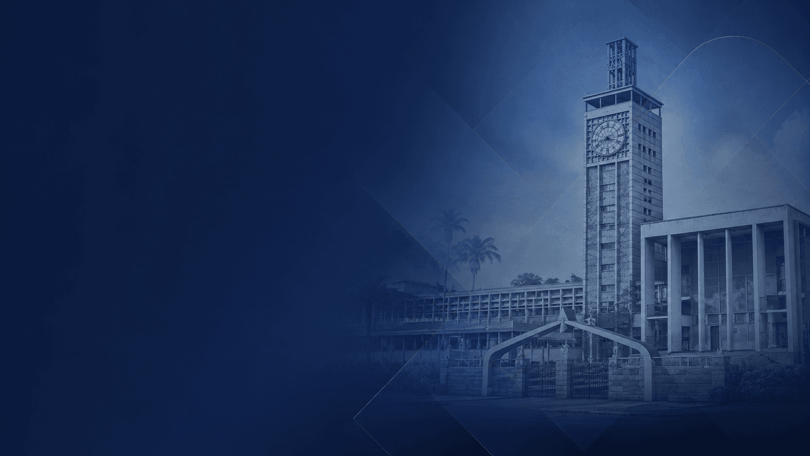 The National Assembly chamber and clock tower, Nairobi -- the seat of Kenya's Parliament